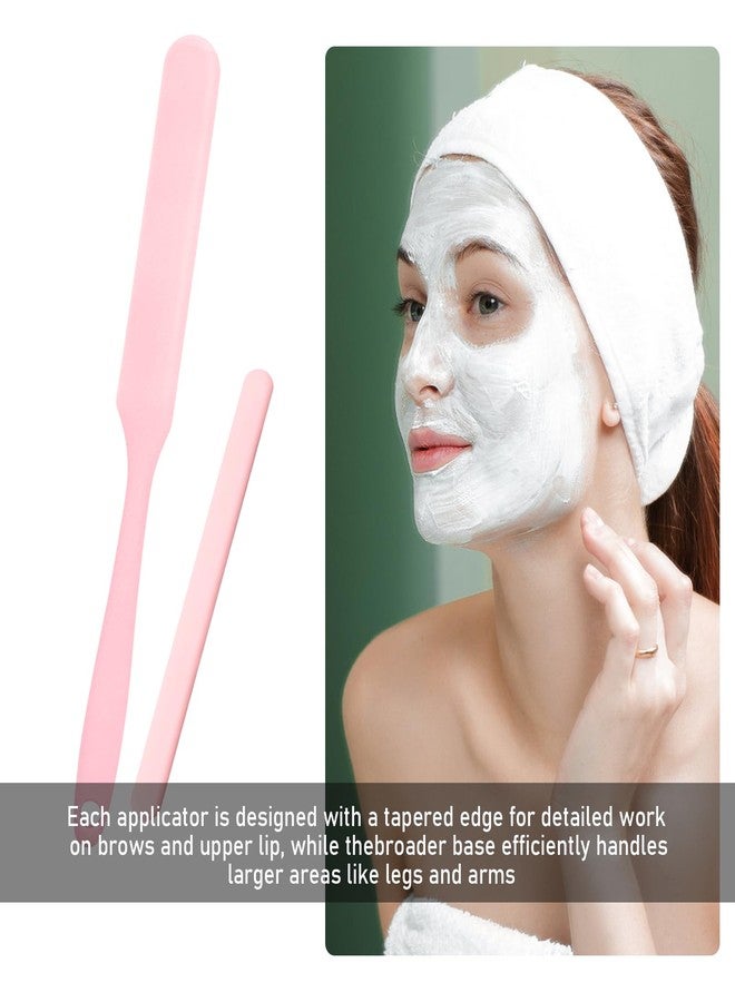 CATOSUM 8Pcs Reusable Silicone Wax Applicator Non- Non-Stick Hair Removal Tool for Face, Body, Brows, Spatula Hard Wax Scraper Easy-Clean At-Home or Salon Use - Image 5